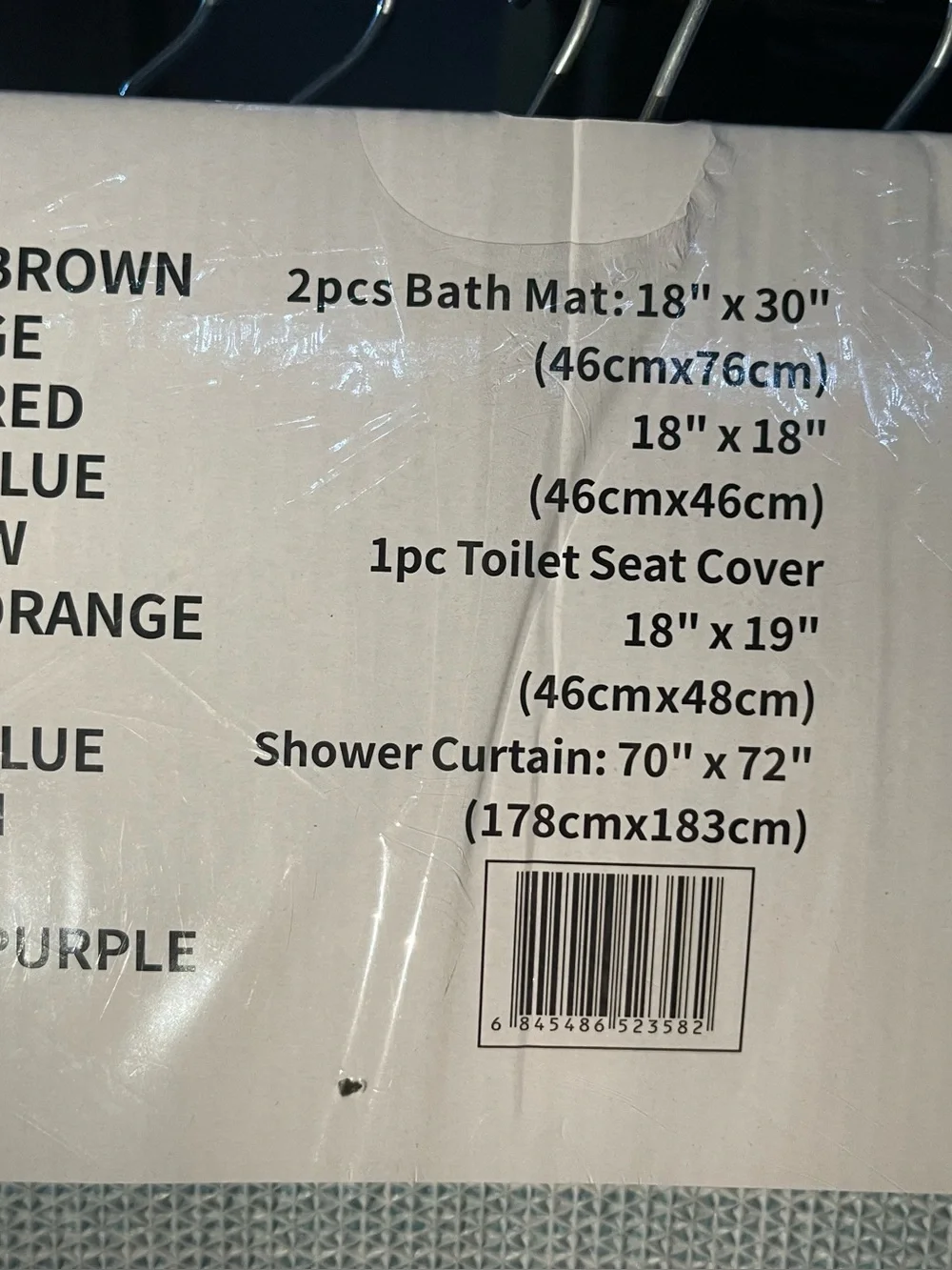 19-Piece Teal Bath Set with Gold Accents